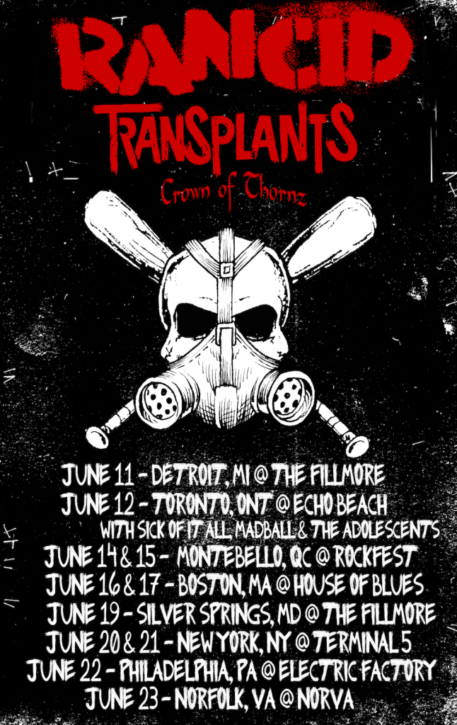 Rancid Tour 2013