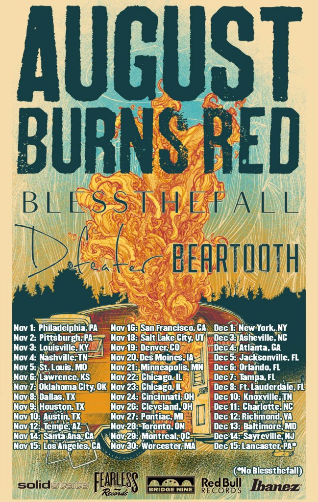 August Burns Red headline tour - 2013