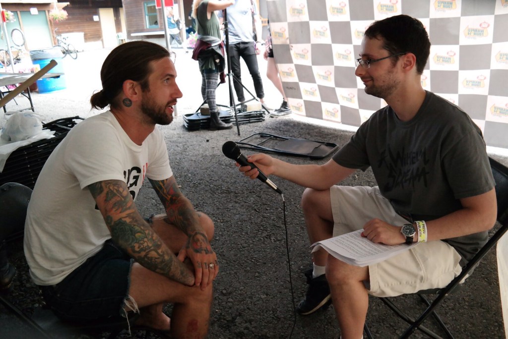 Keith Buckley - wxlv interview ©2014 Henry Chung
