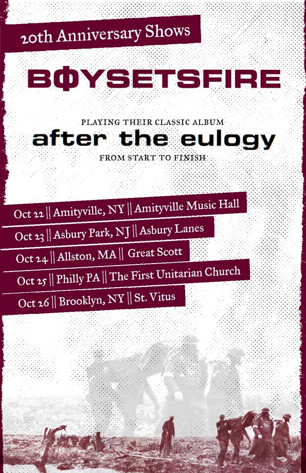 BoySetsFire -After the Eulogy tour