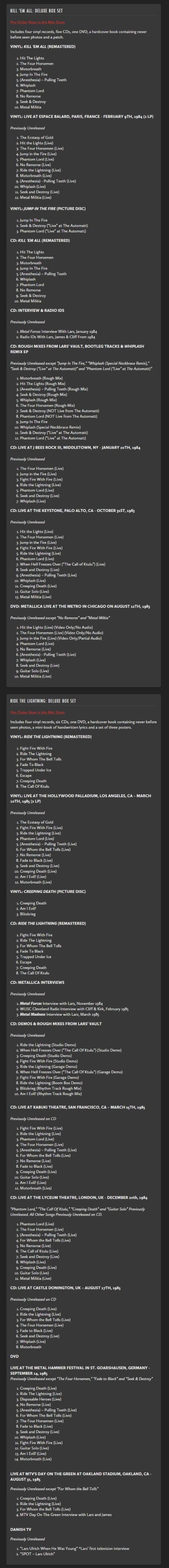 metallicakillridereissues